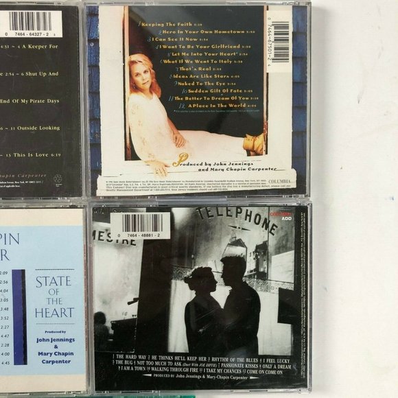 Mary Chapin Carpenter 8 CD Lot Hits Stones Heart Come On Shooting Sex Passionate - Picture 4 of 12